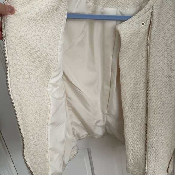 H&M white tweed blazer - Picture 2 of 3